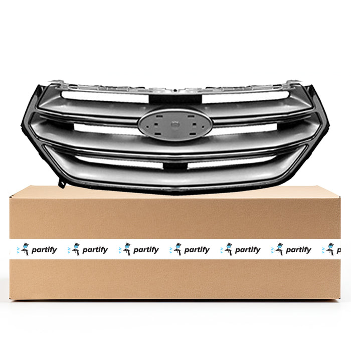 Ford Edge Grille Chrome/Silver Without Aero Package/Camera Se/Sel/Titanium Model - FO1200559