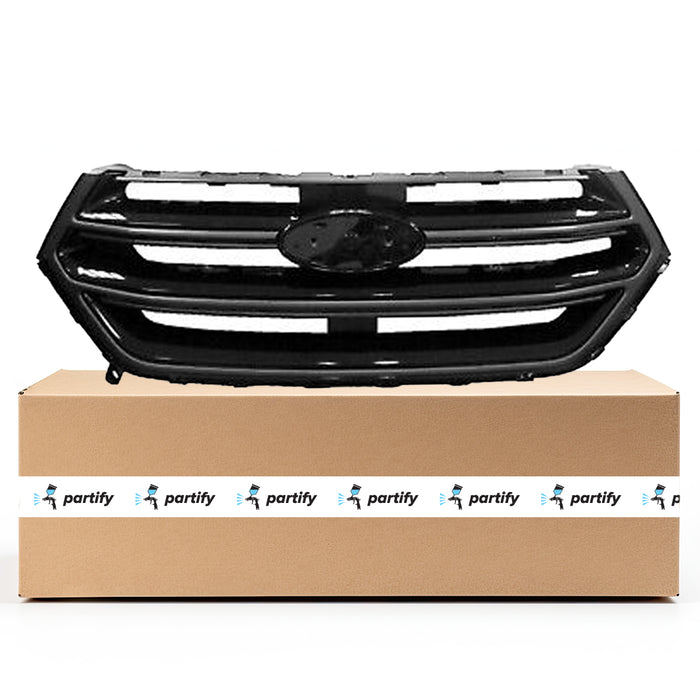 Ford Edge CAPA Certified Grille Black Without Camera For Sport Model - FO1200561C