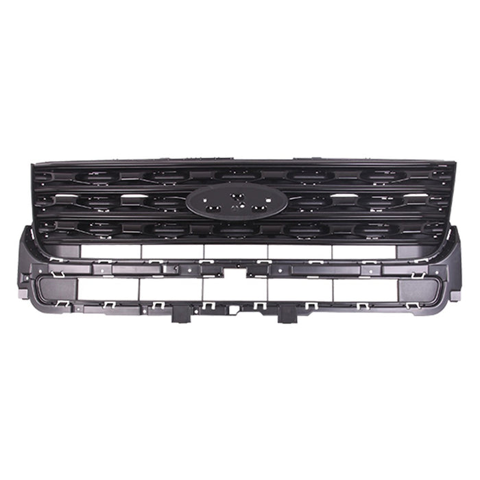 Ford Explorer Sport Grille Absolute Black Assembly - FO1200580