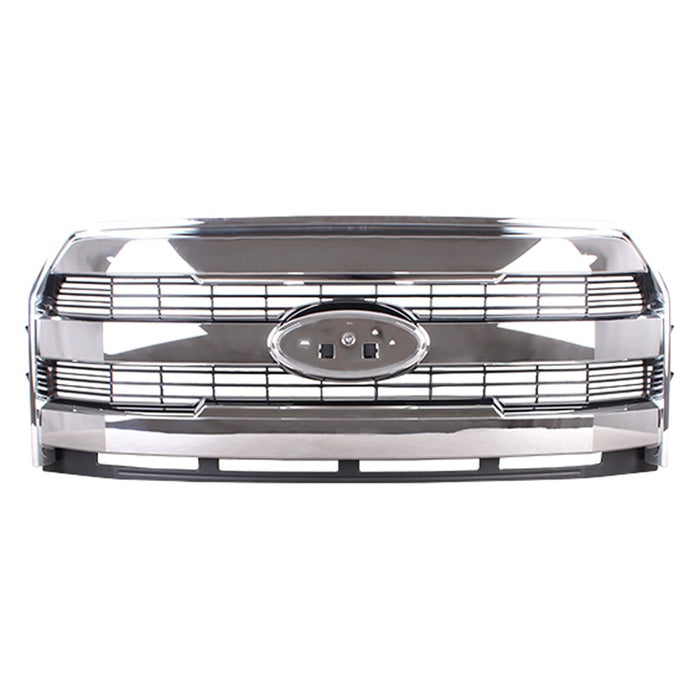 Ford F-150 Grille W/O Front View Camera Chrome Plated Grille Assembly Extended Cab Pickup/Crew Cab Pickup - FO1200604