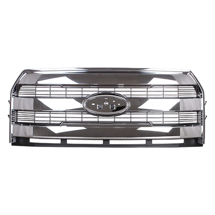 Ford F-150 Grille W/O Front View Camera Body Clr Sur/Acct Clr Insert Assembly Crew Cab Pickup/Extended Cab Pickup - FO1200609