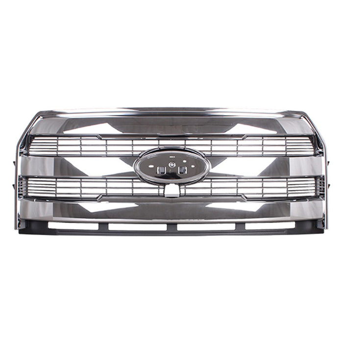 Ford F-150 CAPA Certified Grille W/Front View Camera Body Clr Sur/Acct Clr Insert Assembly Crew Cab Pickup/Extended Cab Pickup - FO1200610C