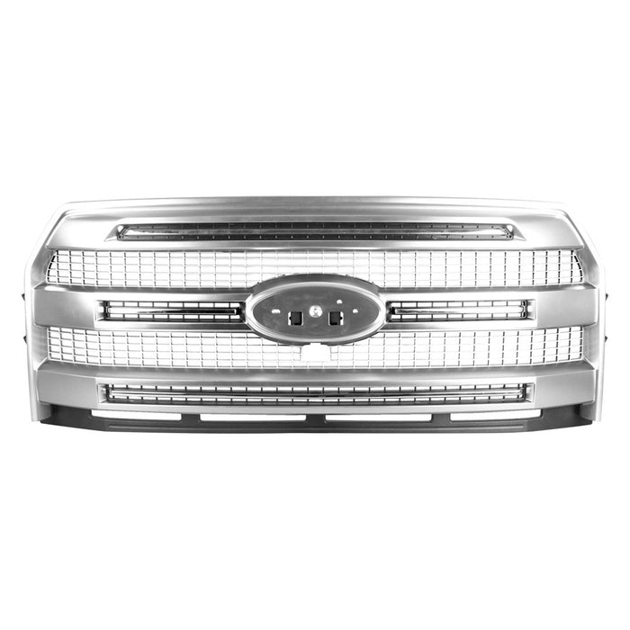 Ford F-150 CAPA Certified Grille W/Front View Camera Luxurious Chrome Assembly Crew Cab Pickup/Extended Cab Pickup - FO1200612C