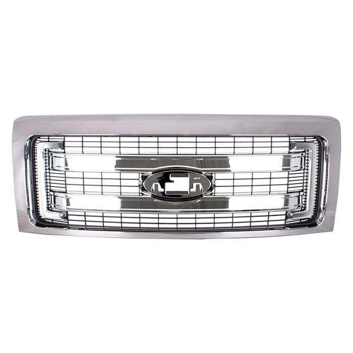 Ford F-150 Grille Xlt W/O Chrome Pkg W/O Custom Pkg Assembly - FO1200629