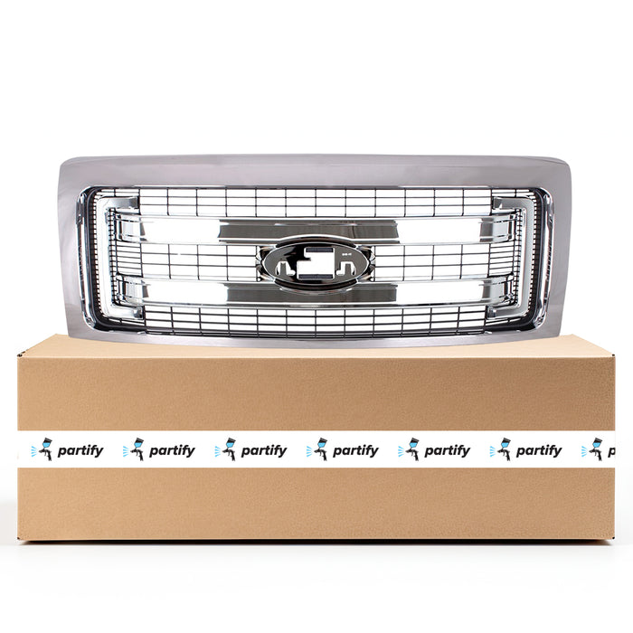Ford F-150 Grille Xlt W/O Chrome Pkg W/O Custom Pkg Assembly - FO1200629