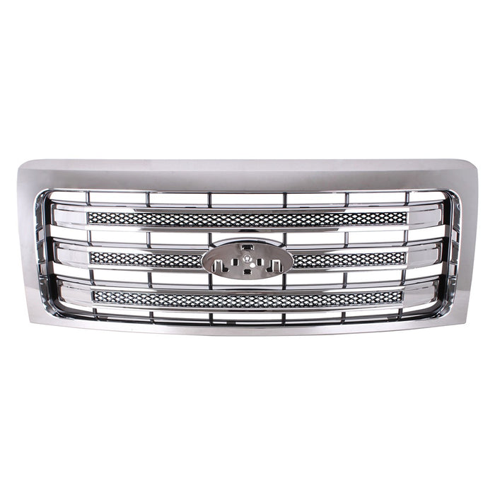 Ford F-150 Lariat Grille W/O Chrome Pkg Assembly - FO1200637