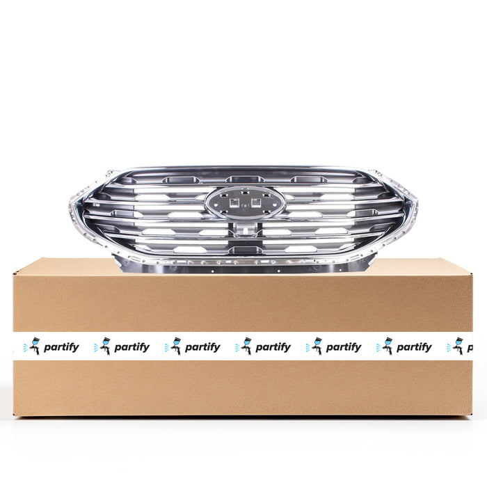 Parrilla de titanio para Ford Edge con cámara de visión frontal - FO1200645