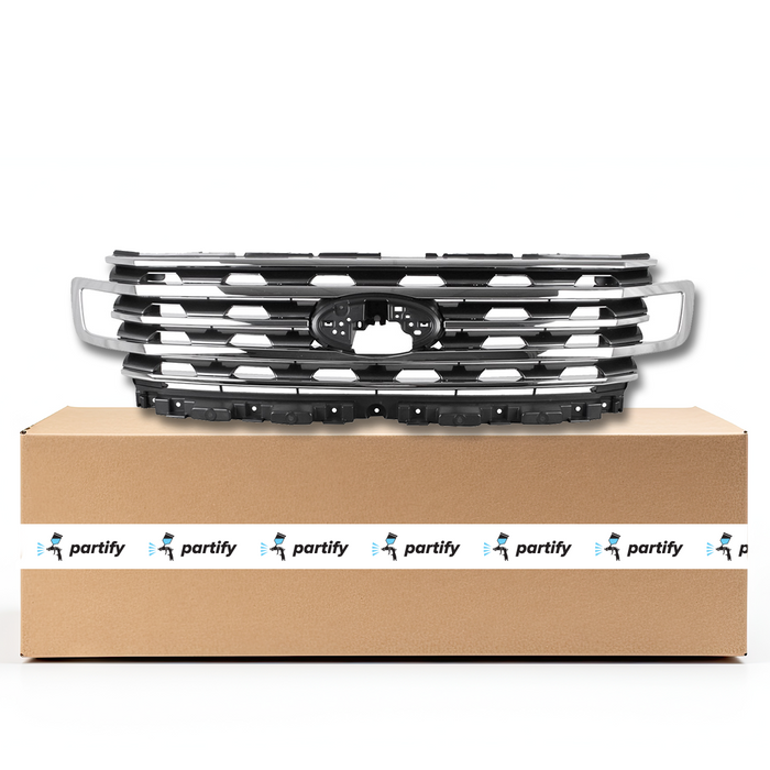 Ford Expedition OEM Grille Assy Chrome/Matte Black Without Camera - JL1Z8200BD