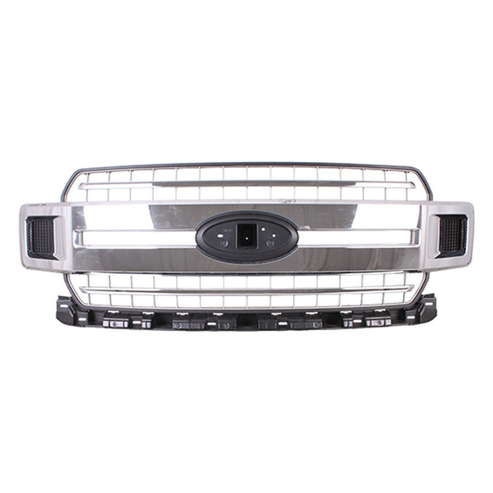 Ford F-150 XLT Grille W/Chrome Pkg Assembly - FO1200652