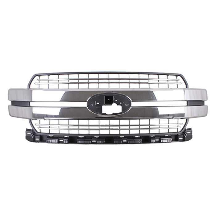 Ford F-150 Lariat Grille W/O Chrome Pkg Assembly - FO1200654