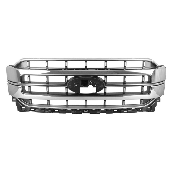 Ford F-150 Lariat CAPA Certified Grille W/Chrome Pkg Assembly - FO1200676C