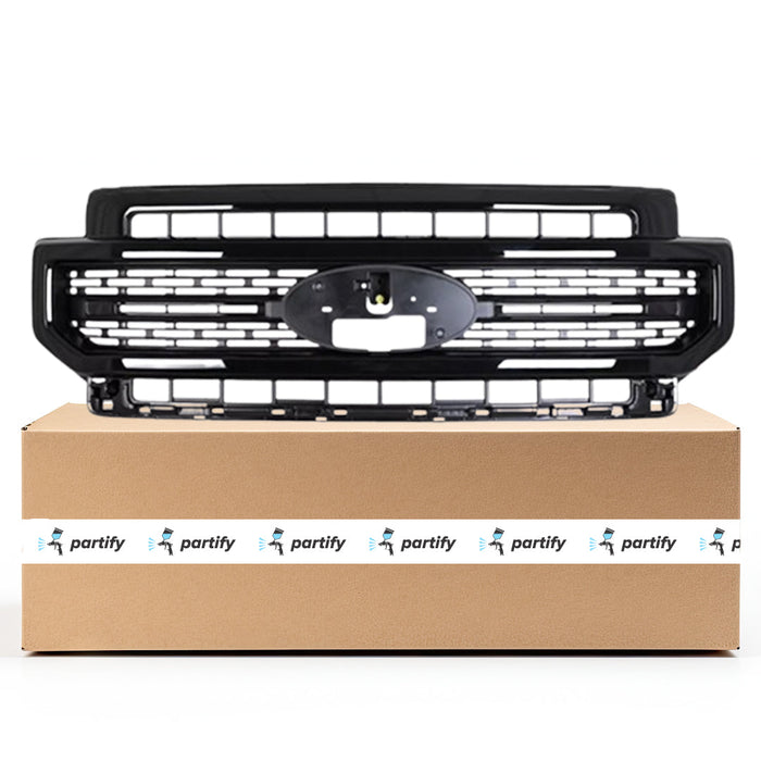 Ford F-250 Super Duty/F-350 Super Duty Lariat/XLT CAPA Certified Grille W/Black Appearance Pkg W/Sport Pkg Assembly - FO1200702C