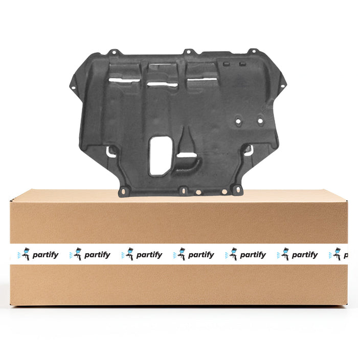 Ford C-Max Energi SE/Energi SEL/Energi Titanium/Hybrid SE/Hybrid SEL/Hybrid Titanium CAPA Certified Lower Undercar Shield Mat: Pet/Thermo Form - FO1228161C