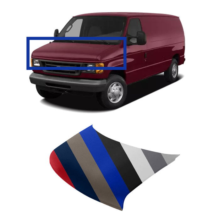 Ford Econoline CAPA Certified Hood - FO1230205C