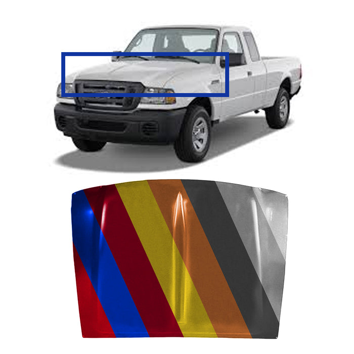 Ford Ranger 2WD/4WD CAPA Certified Hood - FO1230250C