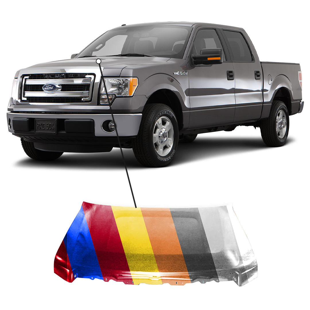 2009-2014 Ford F-150 Hood Aluminum - FO1230274 — Partify
