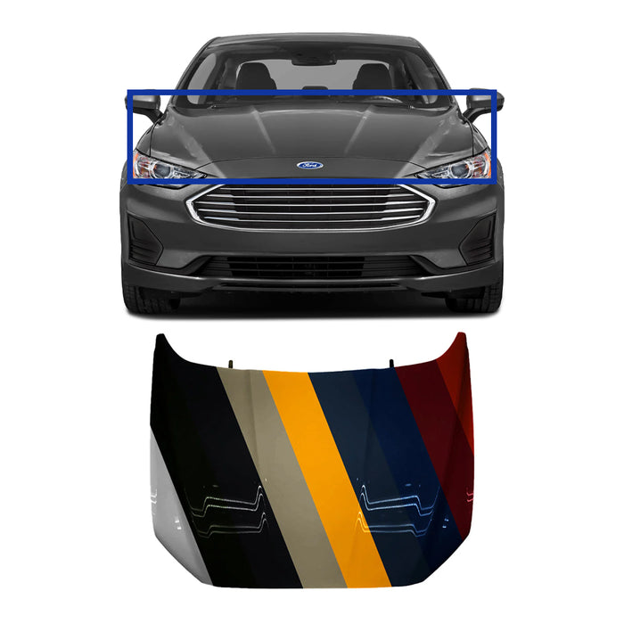 Ford Fusion CAPA Certified Hood - FO1230301C