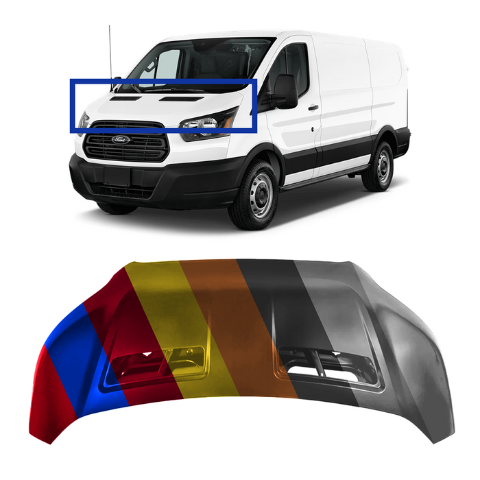 Ford Transit Van / Transit Wagon CAPA Certified Hood - FO1230310C