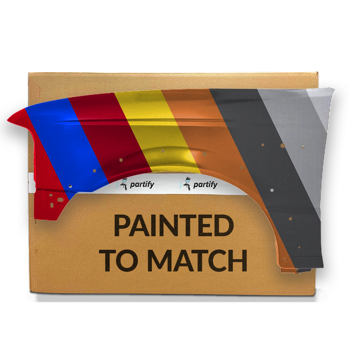 Guardabarros del lado del conductor con certificación CAPA para Ford Ranger 2WD/4WD con orificios para molduras - FO1240196C