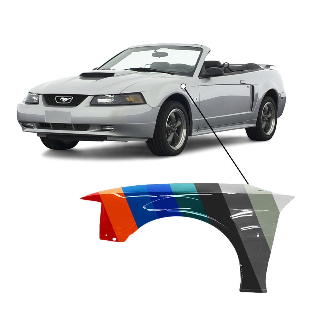 1999-2004 Ford Mustang Front Driver Side Fender - FO1240201 — Partify