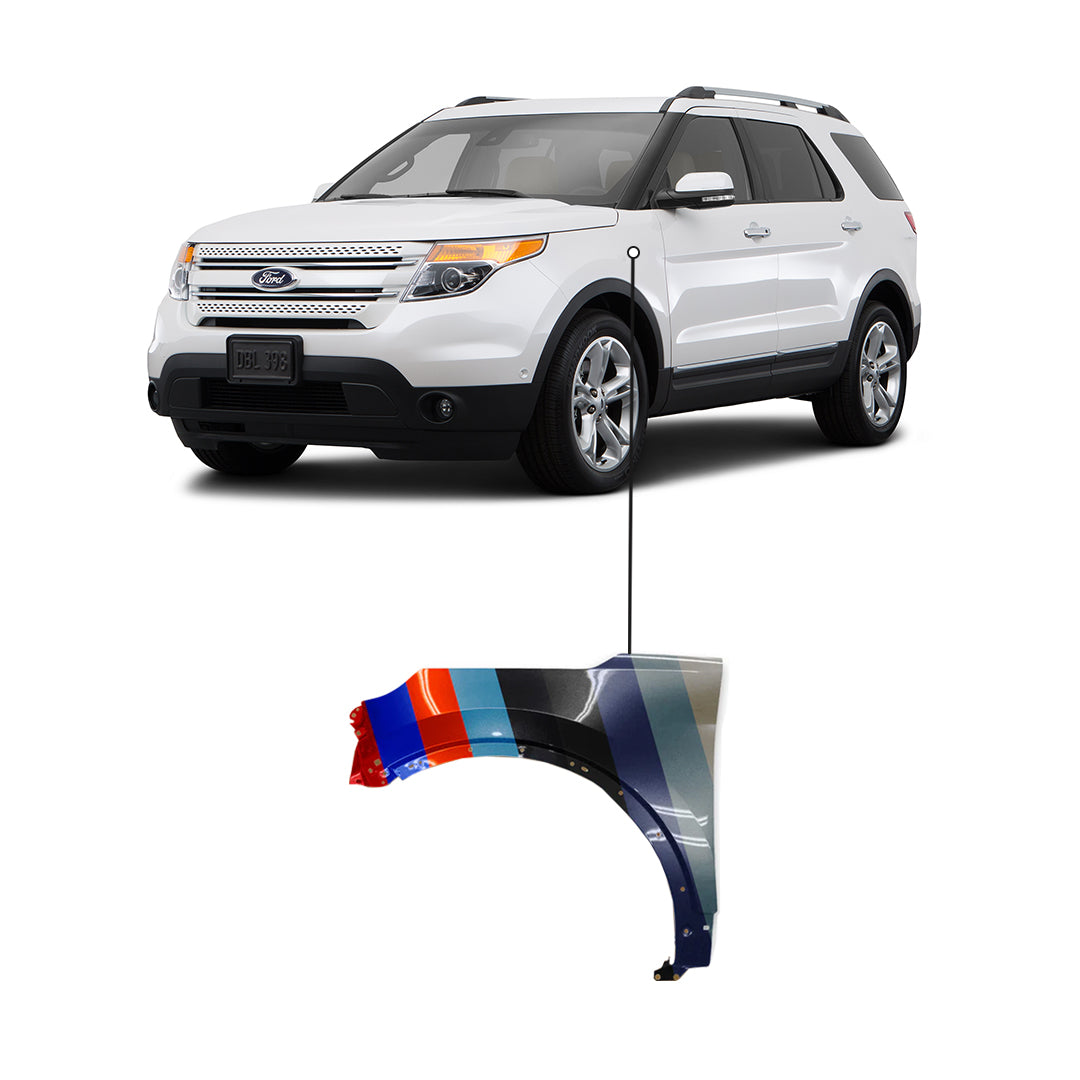 フォード 2011-2015 Ford Explorer Front Driver Side Fender - FO1240291 — Partify