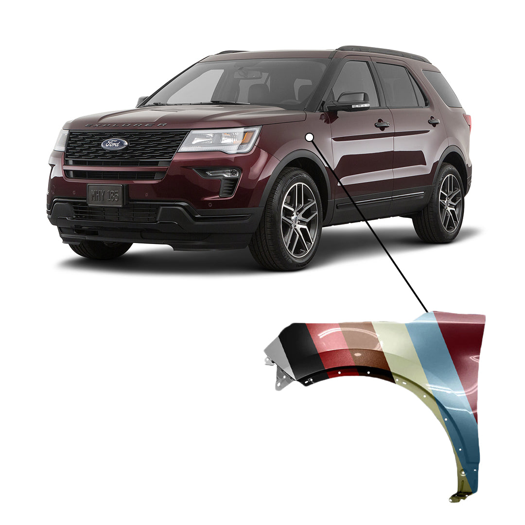 2016-2019 Ford Explorer Driver Side Fender - FO1240301 — Partify