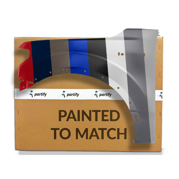 Ford F-150 Front CAPA Certified Driver Side Fender W/Wheel Opening Moulding W/Active Park Assist Steel - FO1240310C