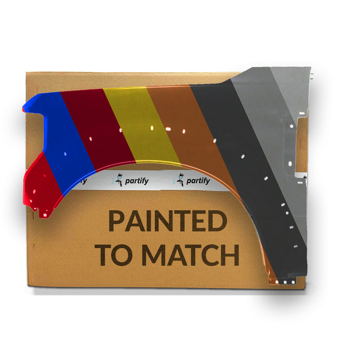 Guardabarros del lado del conductor con certificación CAPA para Ford F450/F550 y orificios para guardabarros - FO1240314C