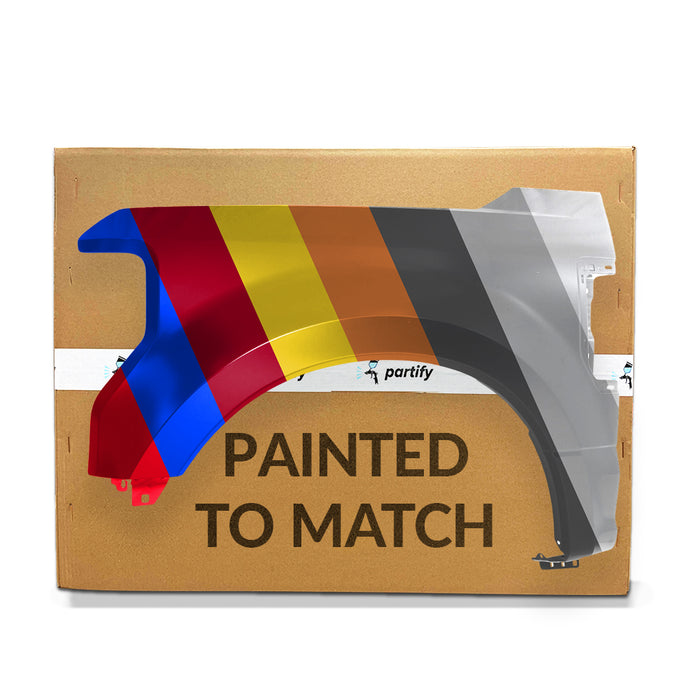 Ford F-250 Super Duty/F-350 Super Duty Front Driver Side Fender W/O Wheel Opening Moulding Steel - FO1240331