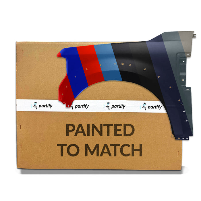 Ford F450/F550 OEM Driver Side Fender With Molding Holes - LC3Z16006F