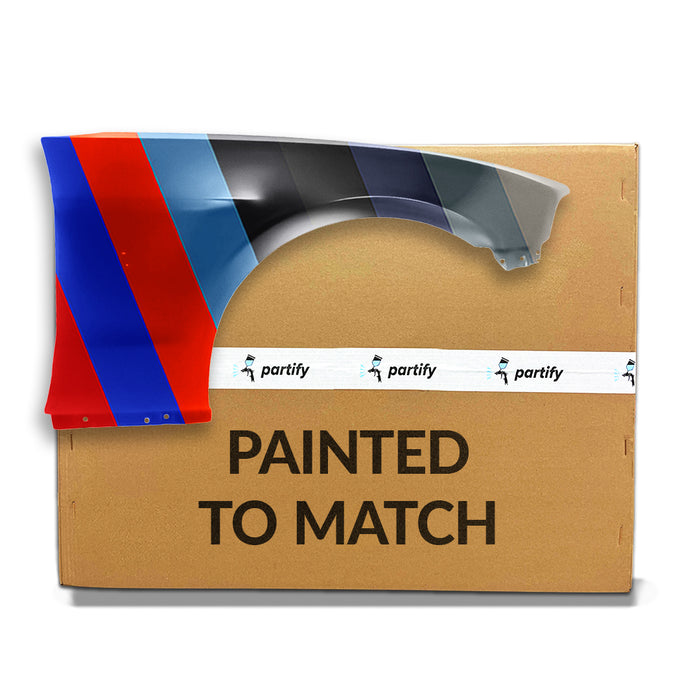 Ford Explorer Eddie Bauer/Limited/NBX/XLS/XLS Sport/XLT/XLT Sport Front Passenger Side Fender W/Wheel Opening Molding W/Side Repeater Lamp Aluminum - FO1241218