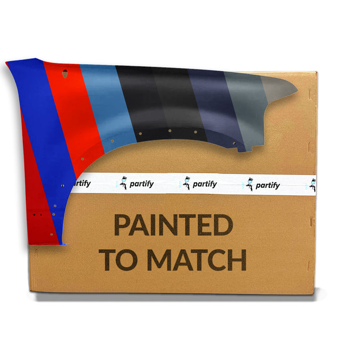 Guardabarros del lado del pasajero con certificación CAPA para Ford Explorer y orificios para molduras de ruedas - FO1241223C