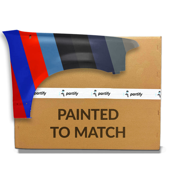 Guardabarros del lado del pasajero con certificación CAPA para Ford Explorer, sin orificios para molduras de ruedas - FO1241224C