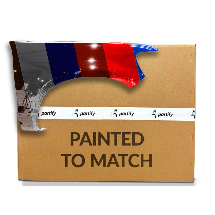 Guardabarros OEM del lado del pasajero para Ford Explorer Sport Trac con orificios para molduras de ruedas - 7A2Z16005A