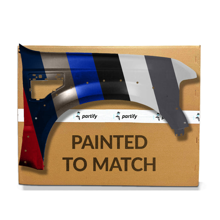 Guardabarros lateral del pasajero con orificios para molduras de Ford F450 - FO1241260