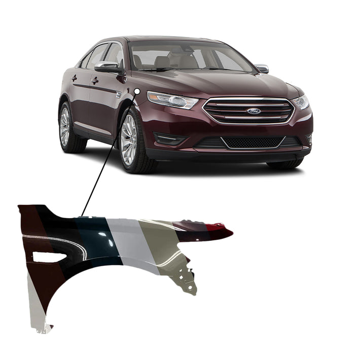 Front Passenger Side Fender For 2010-2019 Ford Taurus - Primed, Direct Replacement (Evan-Fischer)