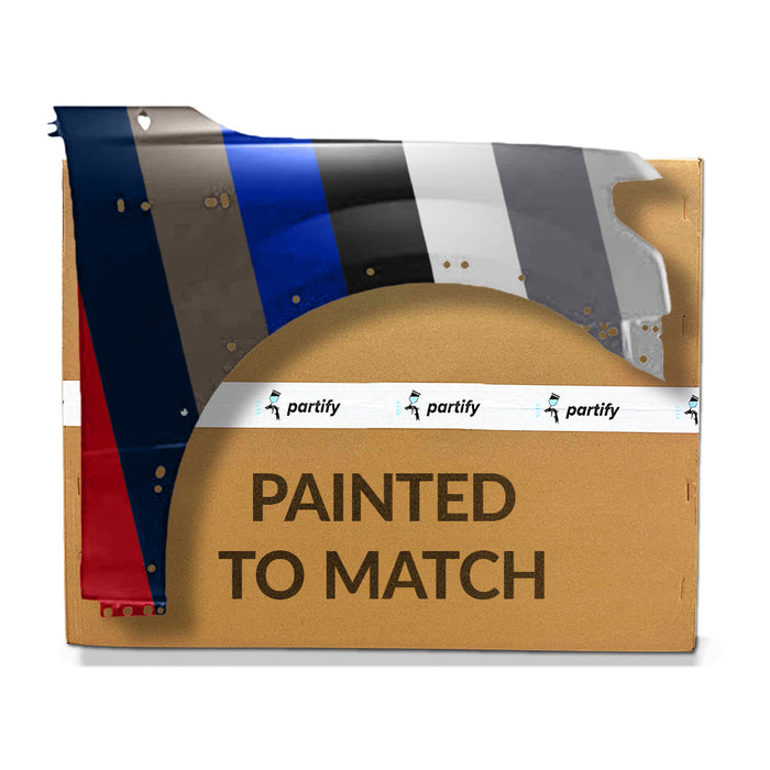 Ford F-150 Front CAPA Certified Passenger Side Fender W/Wheel Opening Moulding W/O Active Park Assist Steel - FO1241309C