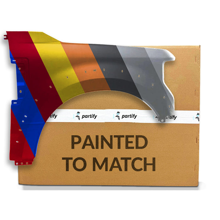 Ford F450/F550 Passenger Side Fender With Molding Holes - FO1241334