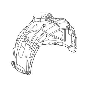 Passenger Side Fender Liner image