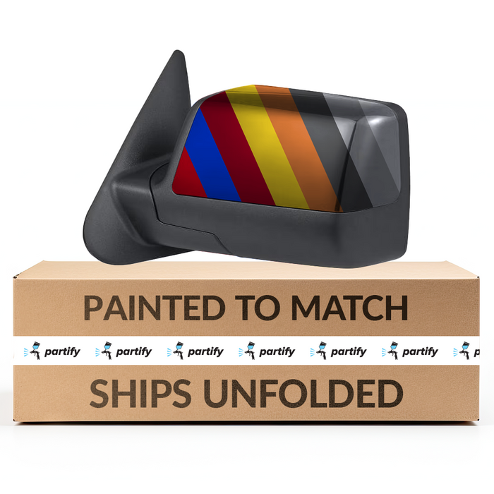 Ford Ranger Driver Side Door Mirror Manual Chrome Assembly - FO1320315