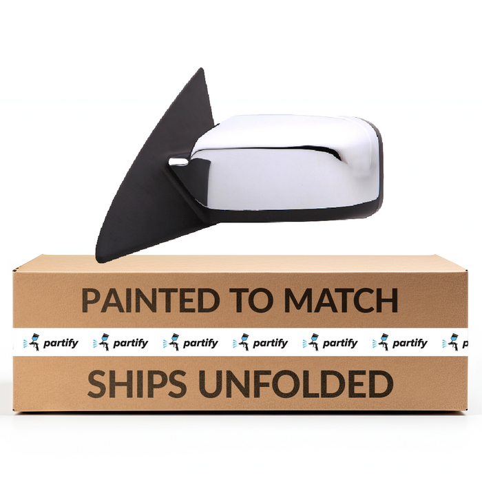Lincoln MKZ/Zephyr Driver Side Door Mirror Power Heated W/O Blis W/Chrome Cap W/O Auto Dimming Assembly - FO1320322