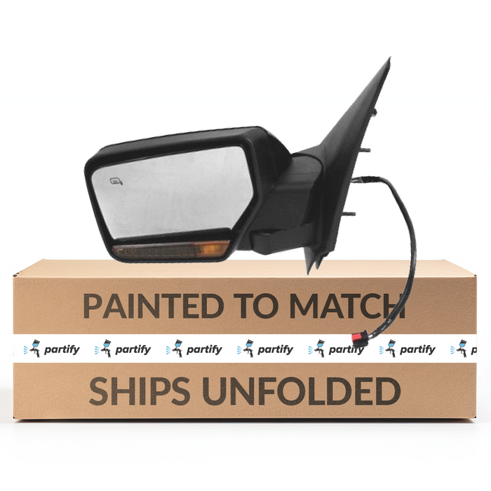 Ford Expedition/Lincoln Navigator Driver Side Door Mirror Power Heated Pwr Folding W/Memory W/Puddle Lamp W/Signal Lamp Assembly - FO1320365