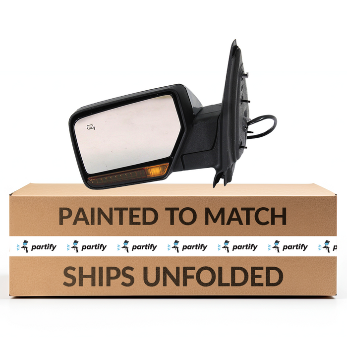 Lincoln Navigator Driver Side Door Mirror W/O Auto Dimmer Chrome Assembly - FO1320394