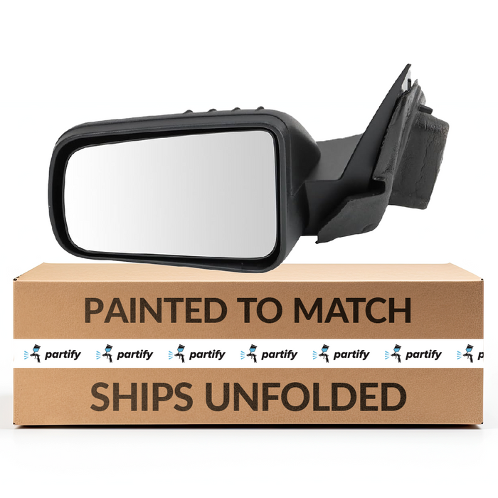 Ford Focus Driver Side Door Mirror Power Non-Heated Textured W/Cover Assembly - FO1320403