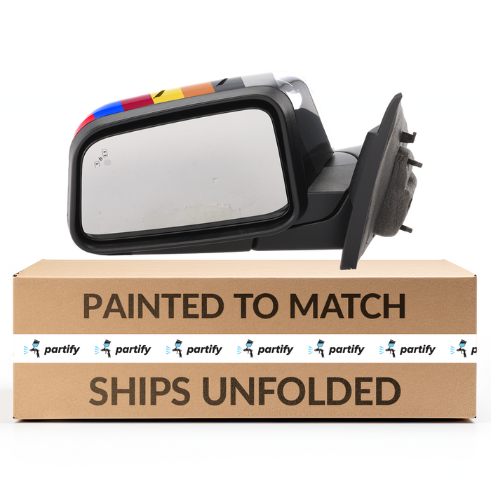 Ford Edge Driver Side Door Mirror Power Heated W/Puddle Lamp W/Blis W/O Memory To 2-7-11 Assembly - FO1320470