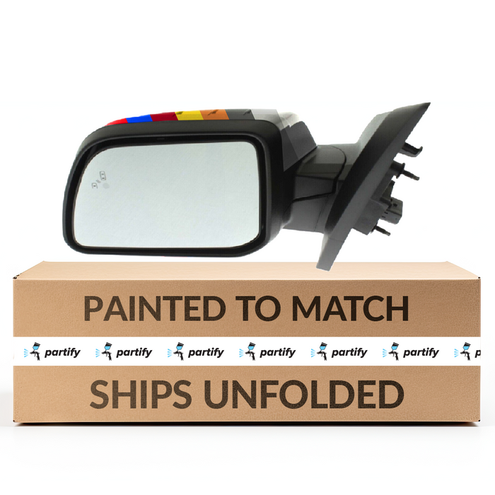 Ford Edge Driver Side Door Mirror Power Heated Puddle Lamp W/Blis W/O Memory From 2-8-11 To 8-7-11 Assembly - FO1320500