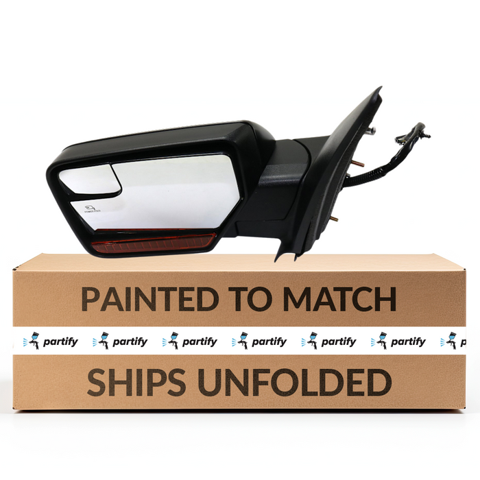 Ford Expedition/Lincoln Navigator Driver Side Door Mirror Power Heated W/Puddle Lamp W/Signal W/Memory Pwr-Fold W/O Dimmer Assembly - FO1320504