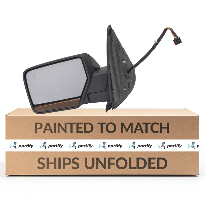 Ford Expedition Driver Side Door Mirror W/P/Lamp W/Signal W/Memory Pwr-Folding W/Blis W/O Dimming Assembly - FO1320506