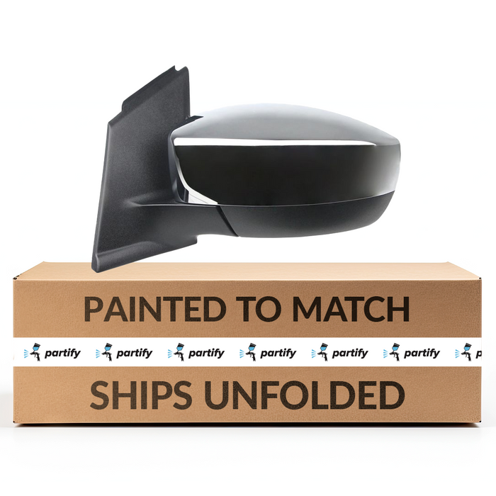 Ford Escape Driver Side Door Mirror Power Non-Heated W/O Blis W/O Signal Lamp W/Cover Chrome Assembly - FO1320513