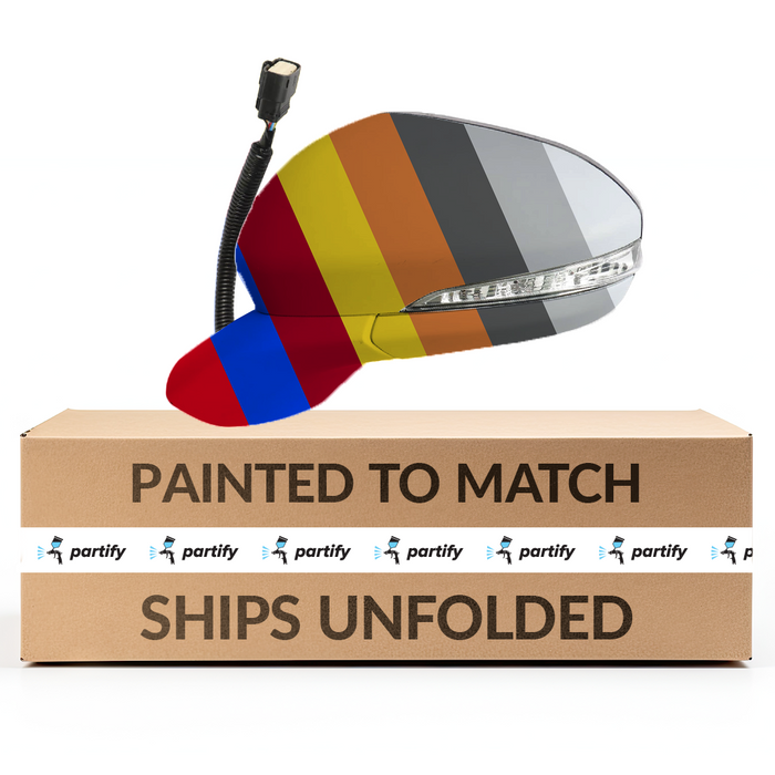 Ford Fusion Energi Platinum/Energi SE/Energi Titanium/Platinum Hybrid/S Hybrid/SE Hybrid/SE LUX Hybrid/Titanium Hybrid Driver Side Door Mirror W/Blis W/S/L W/P/Lamp W/Mem W/O Dimming W/Cover Assembly - FO1320542